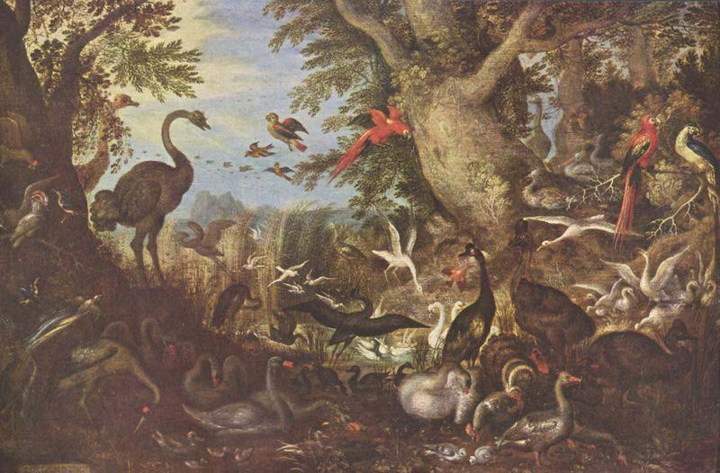 Roelant Savery Vogel in einer Landschaft oil painting image